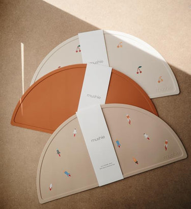 Mushie Silicone Place Mat, Rocket Ship